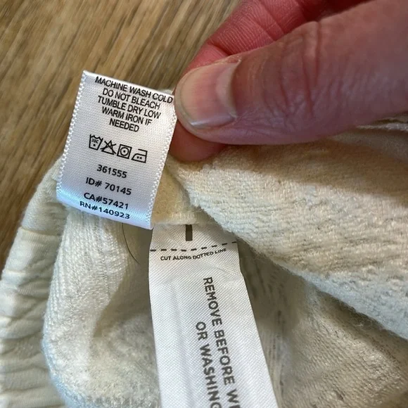 Lou & Grey Cream Textured Shirt Dress Short Sleeve Quilted Women's Small S - Picture 10 of 14